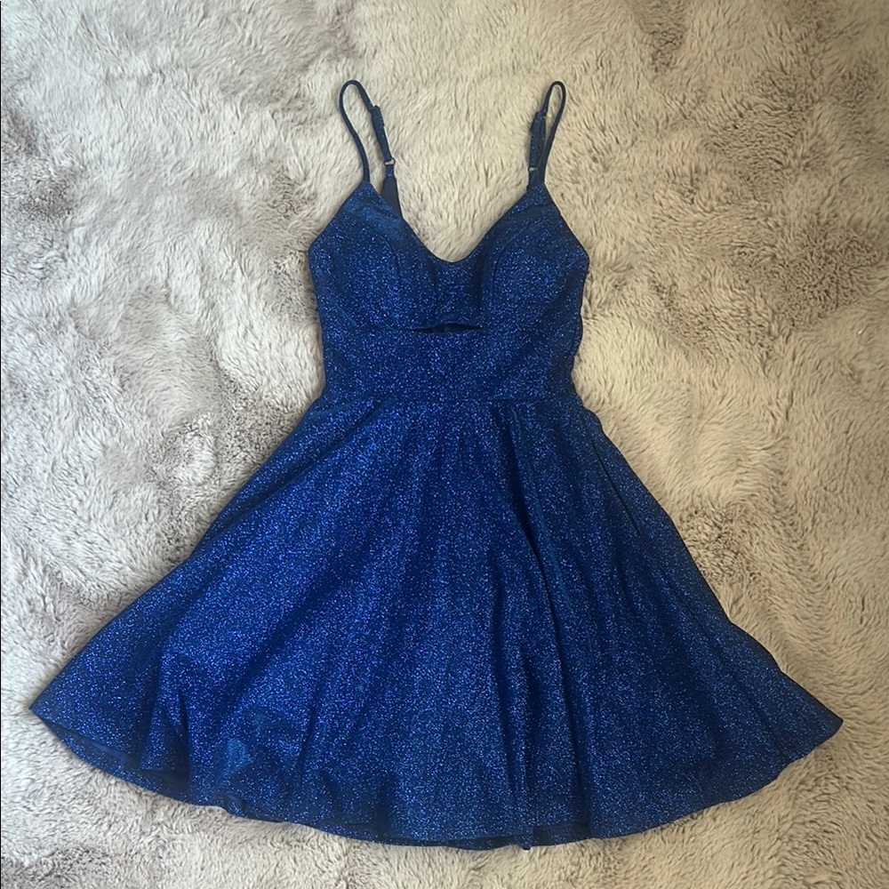 Elegant Blue Kids Formal Dress